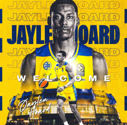 Jaylen Hoard, nuevo jugador del Maccabi Tel Aviv