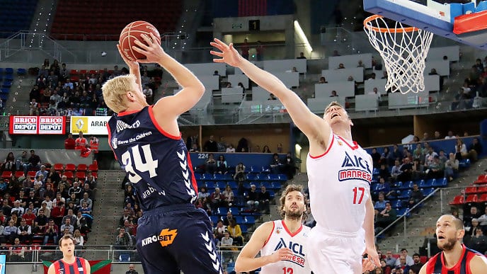 Trabajado triunfo del Baskonia sobre el ICL Manresa (82-69)
