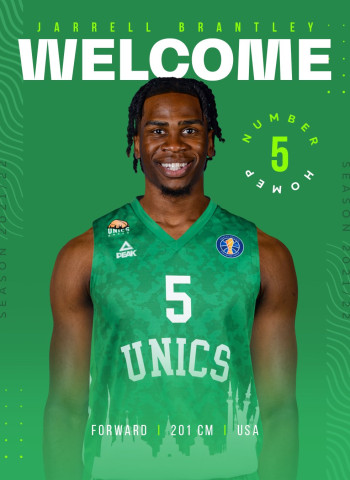 Unics Kazan anuncia el fichaje de Jarrell Brantley