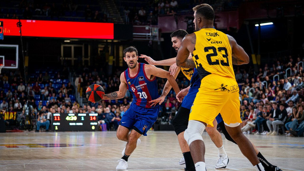 El Barça sigue ganando confianza tras derrotar a un combativo Tenerife (94-83)