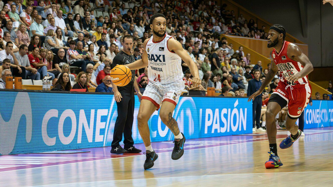 El Bàsquet Girona consigue superar al Baxi Manresa (84-80)
