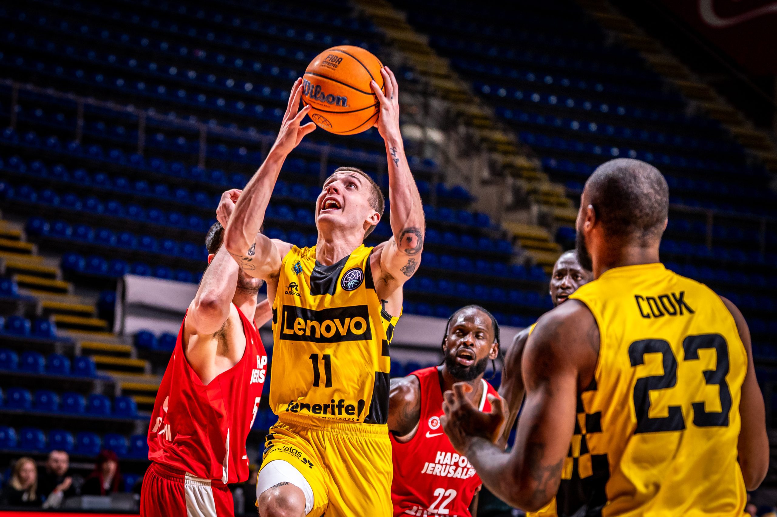 El Lenovo Tenerife cae ante el Hapoel Jerusalem