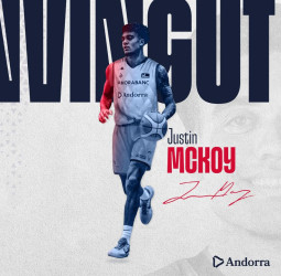 Justin McKoy, calidad para la posición de "cuatro" en el MoraBanc Andorra