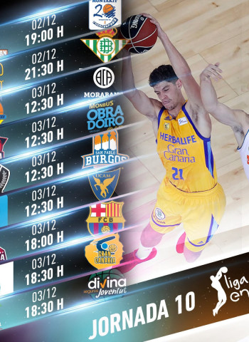 Toda la información de la jornada 10 de la liga Endesa