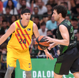 [2-1] Victoria del Barcelona no sin luchar hasta el último minuto (77-83)