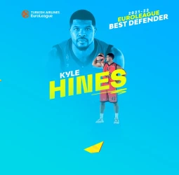 Kyle Hines, Mejor Defensor de la Euroliga 2021-22
