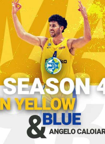 Angelo Caloiaro, una temporada más en el Maccabi