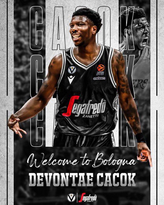 La Virtus Bolonia anuncia el fichaje de Devontae Cacok