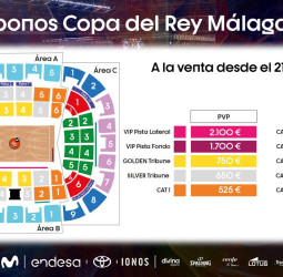 Los abonos para la Copa del Rey de Málaga, a la venta el 21 de noviembre