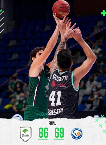 El Unicaja supera al Brescia por (86-69)