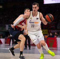 Trío estelar madridista para reinar en el Buesa Arena, 85-99