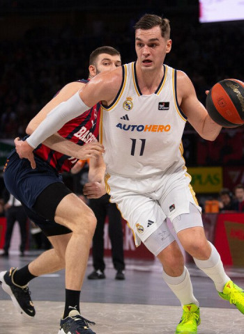 Trío estelar madridista para reinar en el Buesa Arena, 85-99