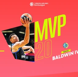 MVP de la jornada 20° EuroLeague: Wade Baldwin, Maccabi Playtika Tel Aviv