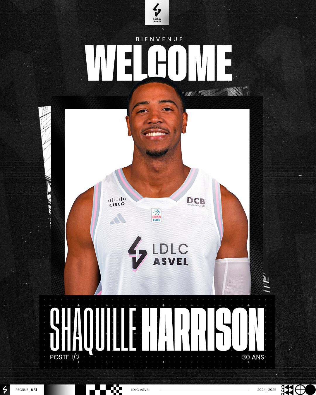 El ASVEL Villeurbanne anuncia el fichaje de Shaquille Harrison