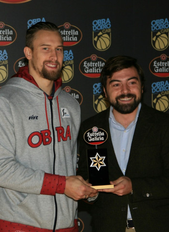 El Jugador Estrella Galicia del mes de octubre es Deividas Dulkys