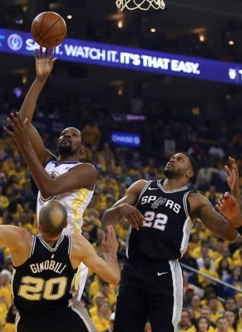 Thompson & Durant ponen el (1-0) para los Warriors y los Raptors rompen su maldición