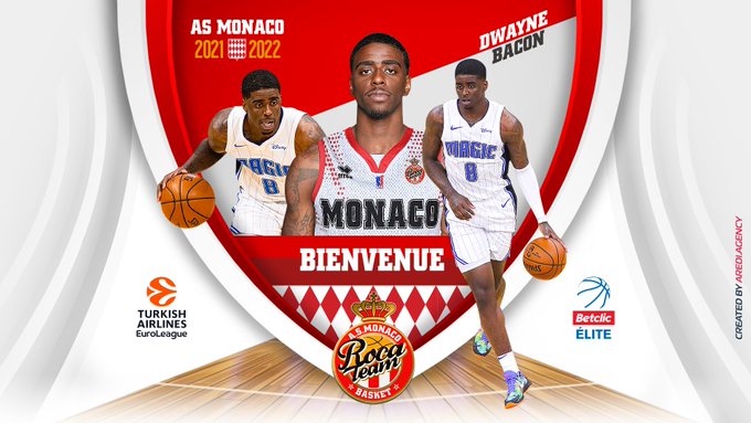 El AS Mónaco anuncia el fichaje de Dwayne Bacon