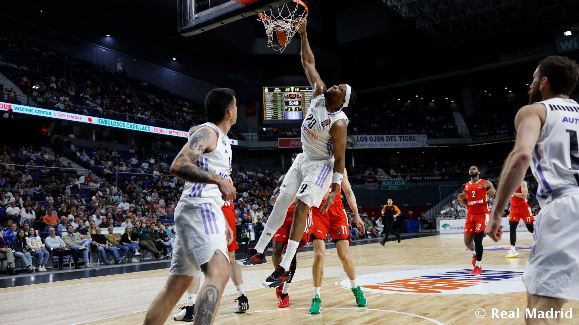 Victoria del Real Madrid ante el Bayern con un gran partido defensivo, 79-67