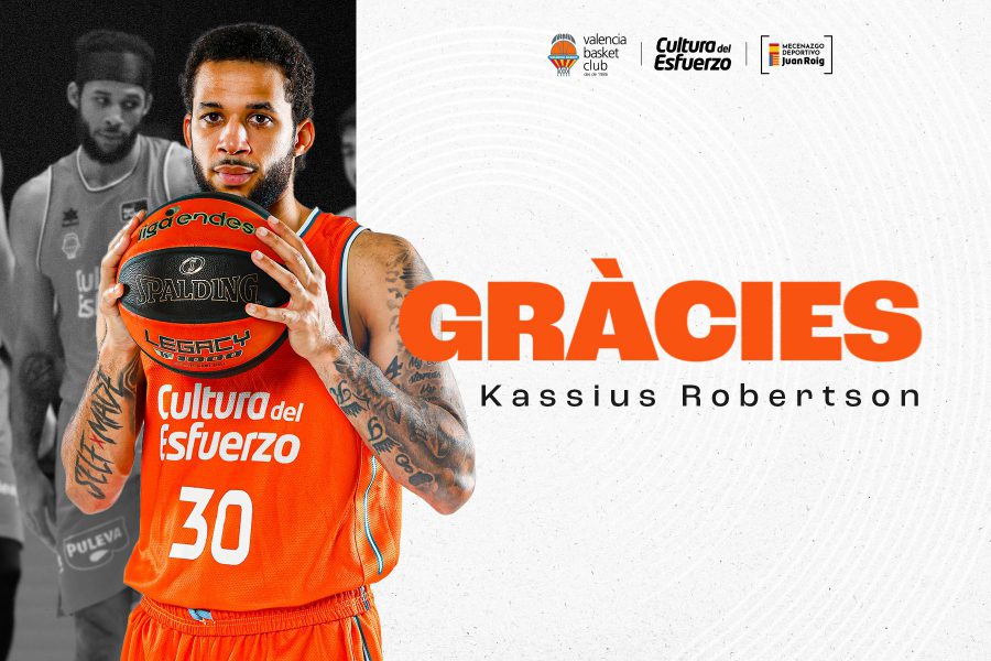 Kassius Robertson se desvincula de Valencia Basket