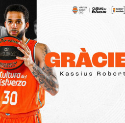 Kassius Robertson se desvincula de Valencia Basket