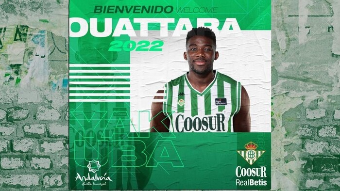 El Coosur Real Betis llega a un principio de acuerdo con Yakuba Ouattara