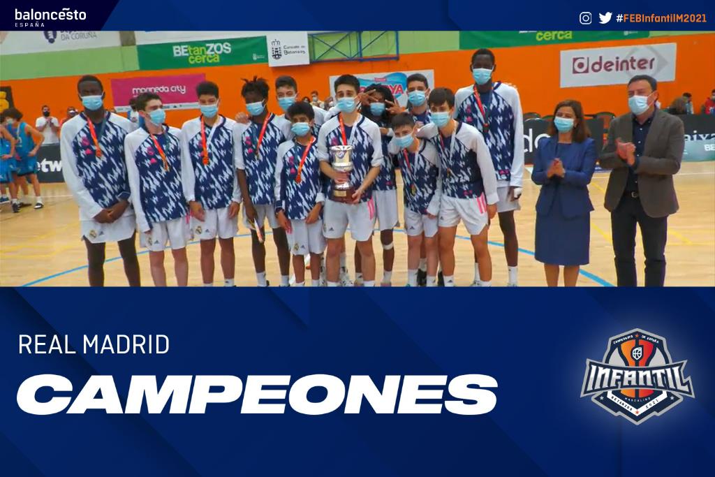 El Real Madrid vuelve a reinar en el Infantil en Betanzos