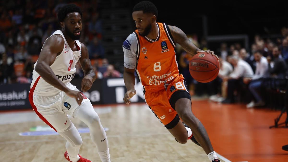 Valencia Basket-Hapoel Jerusalén: 9-0 taronja pese a Harper y Carrington (96-83)