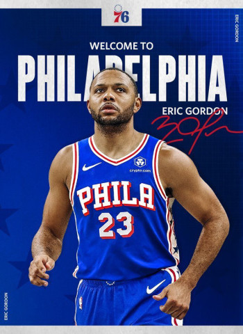 Los Philadelphia Sixers anuncian el fichaje de Eric Gordon
