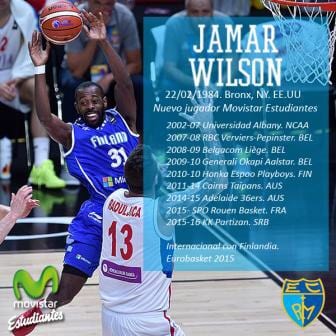 Jamar Wilson, primer fichaje de Movistar Estudiantes