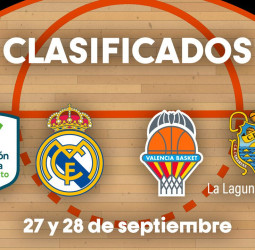 Unicaja, Real Madrid, Valencia BC y La Laguna Tnf, a la Supercopa Endesa
