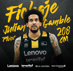 El Lenovo Tenerife se hace con los servicios de Julian Gamble