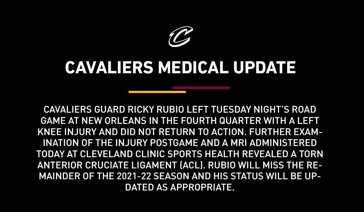 Ricky Rubio se pierde lo que resta de temporada