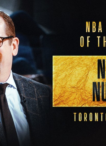 Nick Nurse, entrenador del año en la NBA
