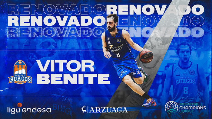 Vitor Benite sella su continuidad en el San Pablo Burgos