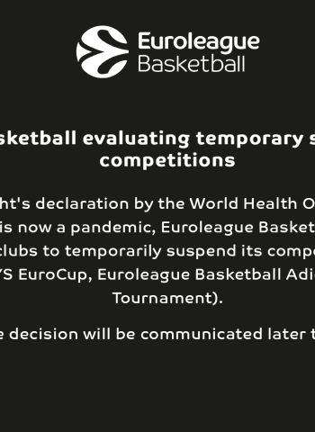 La Euroleague se plantea suspender la competición