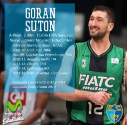 Goran Suton, consistencia para el juego interior de Movistar Estudiantes