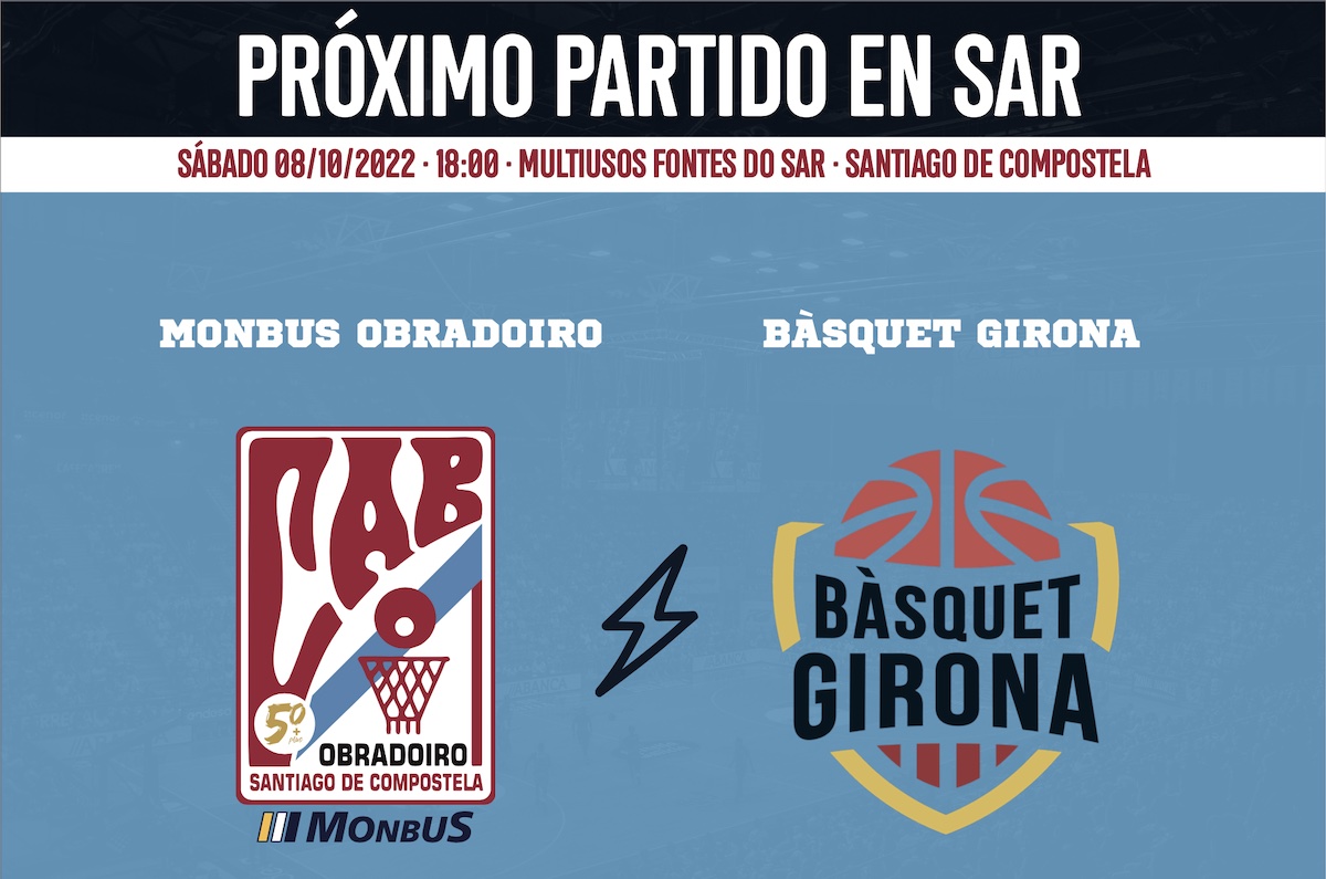 El Monbus Obradoiro repite este fin de semana en la Caldeira para recibir al Bàsquet Girona de Marc Gasol