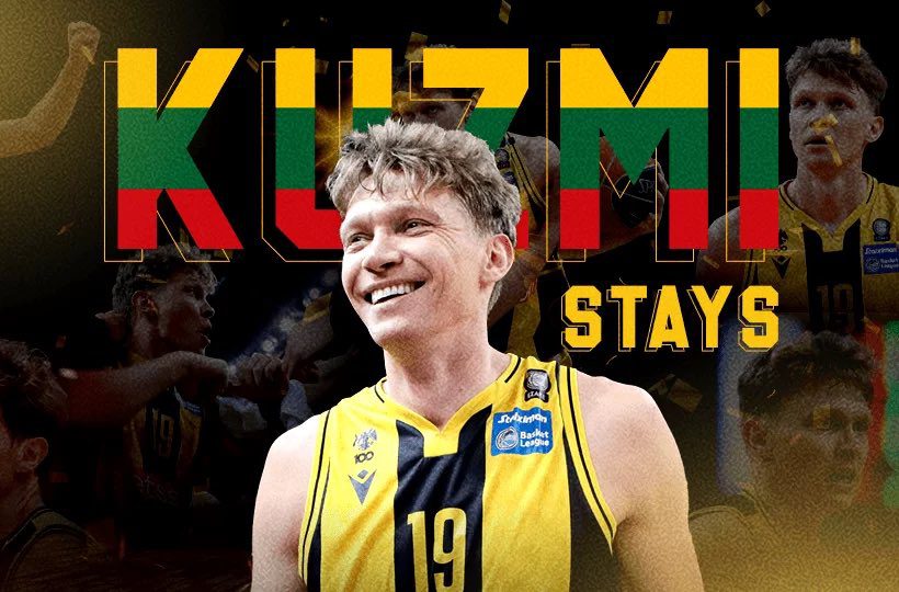 Mindaugas Kuzminskas, dos años más en el AEK Atenas
