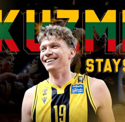 Mindaugas Kuzminskas, dos años más en el AEK Atenas