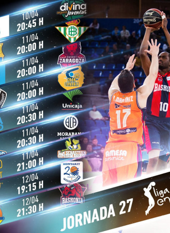 Toda la información sobre la jornada 27 de la liga Endesa