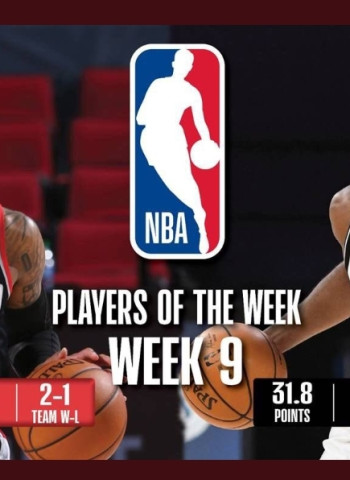 James Harden y Damian Lillard, mejores jugadores de la semana en la NBA