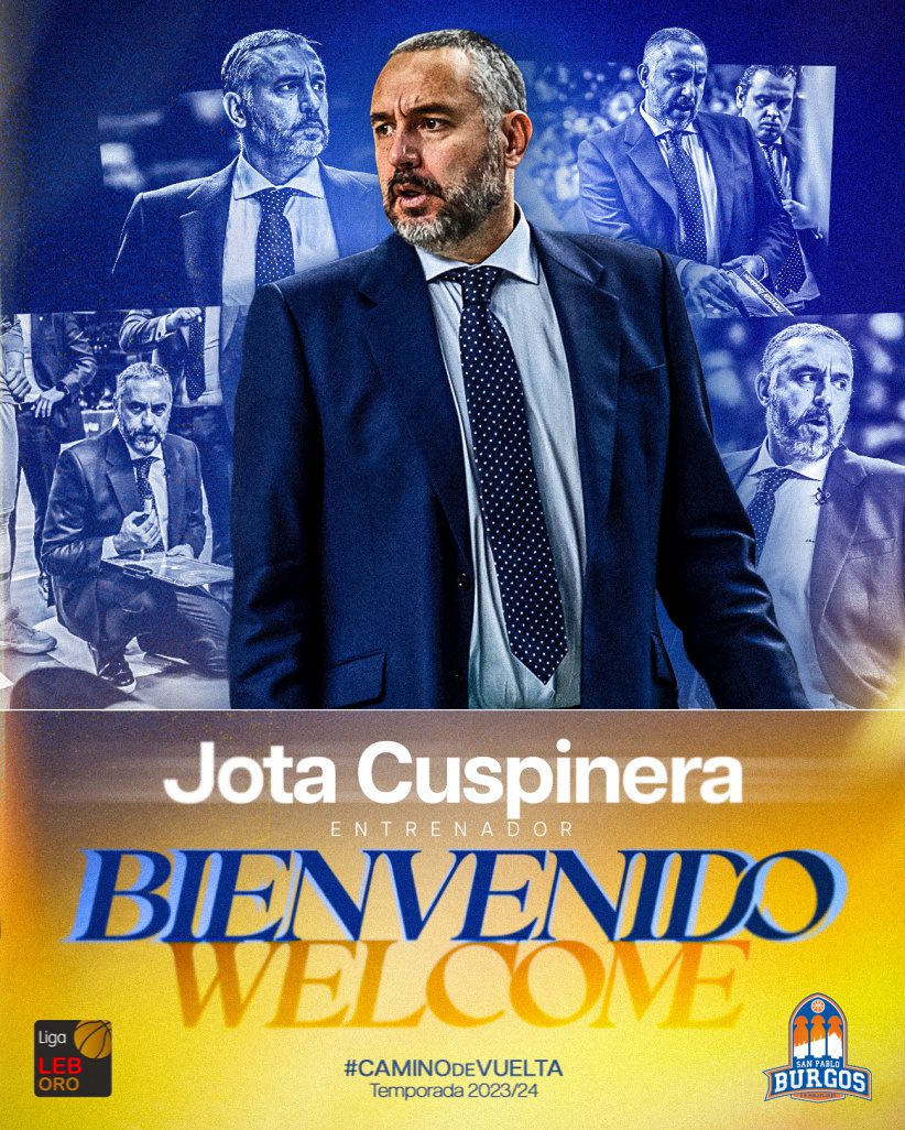Jota Cuspinera, nuevo entrenador del Longevida San Pablo Burgos