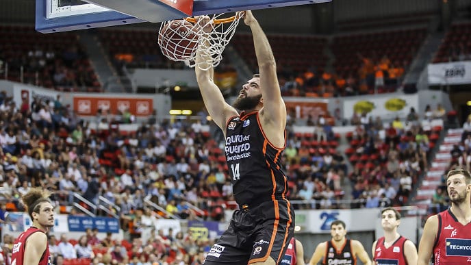 Tecnyconta Zaragoza cae frente a Valencia Basket (68-80)