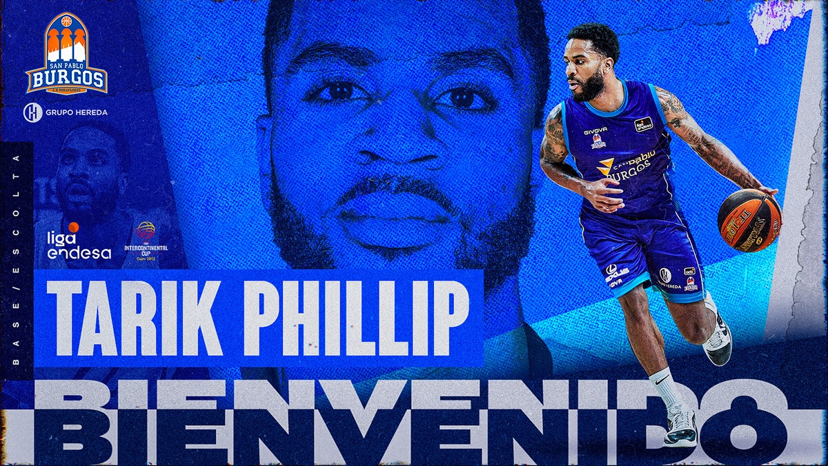 Tarik Phillip se incorpora a la plantilla burgalesa
