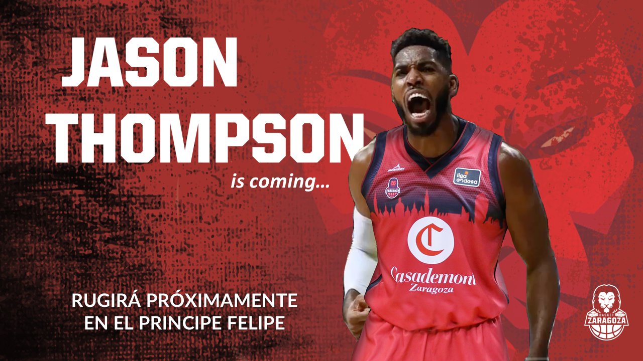 Jason Thompson refuerza la pintura de Casademont Zaragoza