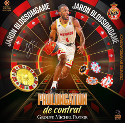 El AS Mónaco anuncia la renovación de Jaron Blossomgame