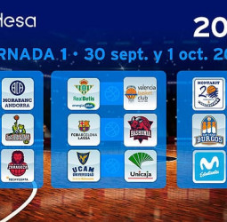 ¡Definido el calendario de la temporada 2017-18 de la Liga Endesa!