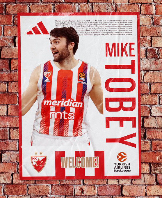 Mike Tobey ficha por el Estrella Roja