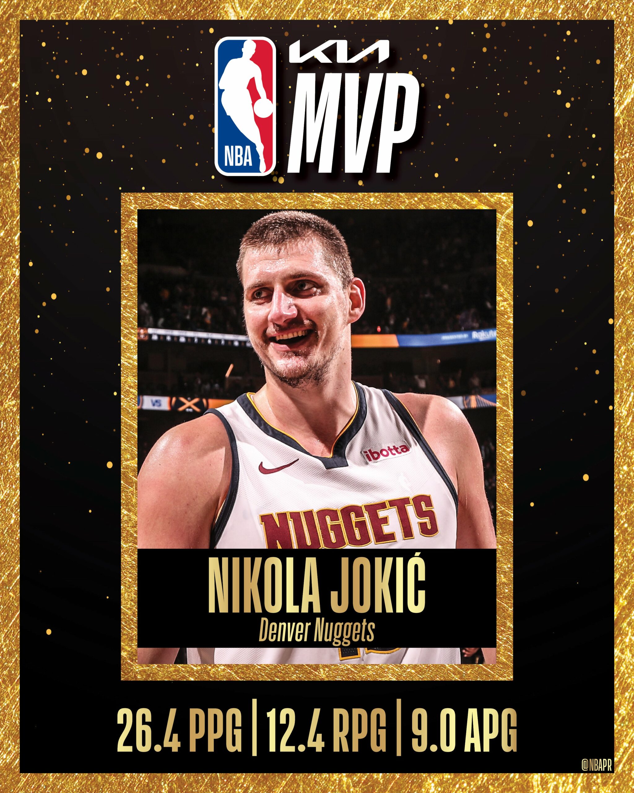 Nikola Jokic, MVP de la temporada 23/24 NBA
