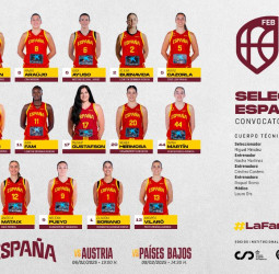 14 jugadoras convocadas para cerrar la clasificación al Eurobasket 2025
